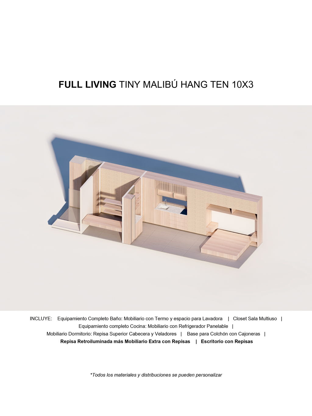 Tiny Malibú Hang Ten (10x3)