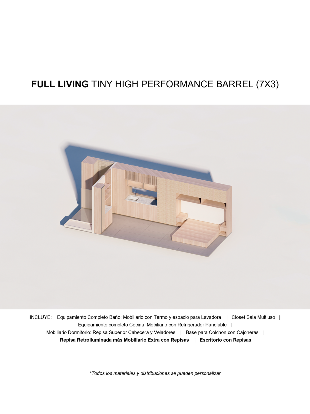 Tiny High Performance Barrel (7x3)