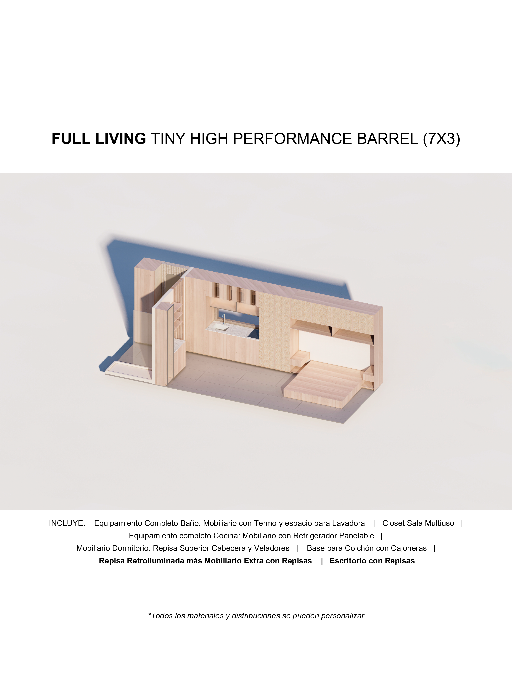 Tiny High Performance Barrel (7x3)